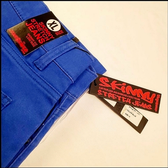 NWT JAWBREAKER Blue Skinny Jeans - Picture 10 of 13